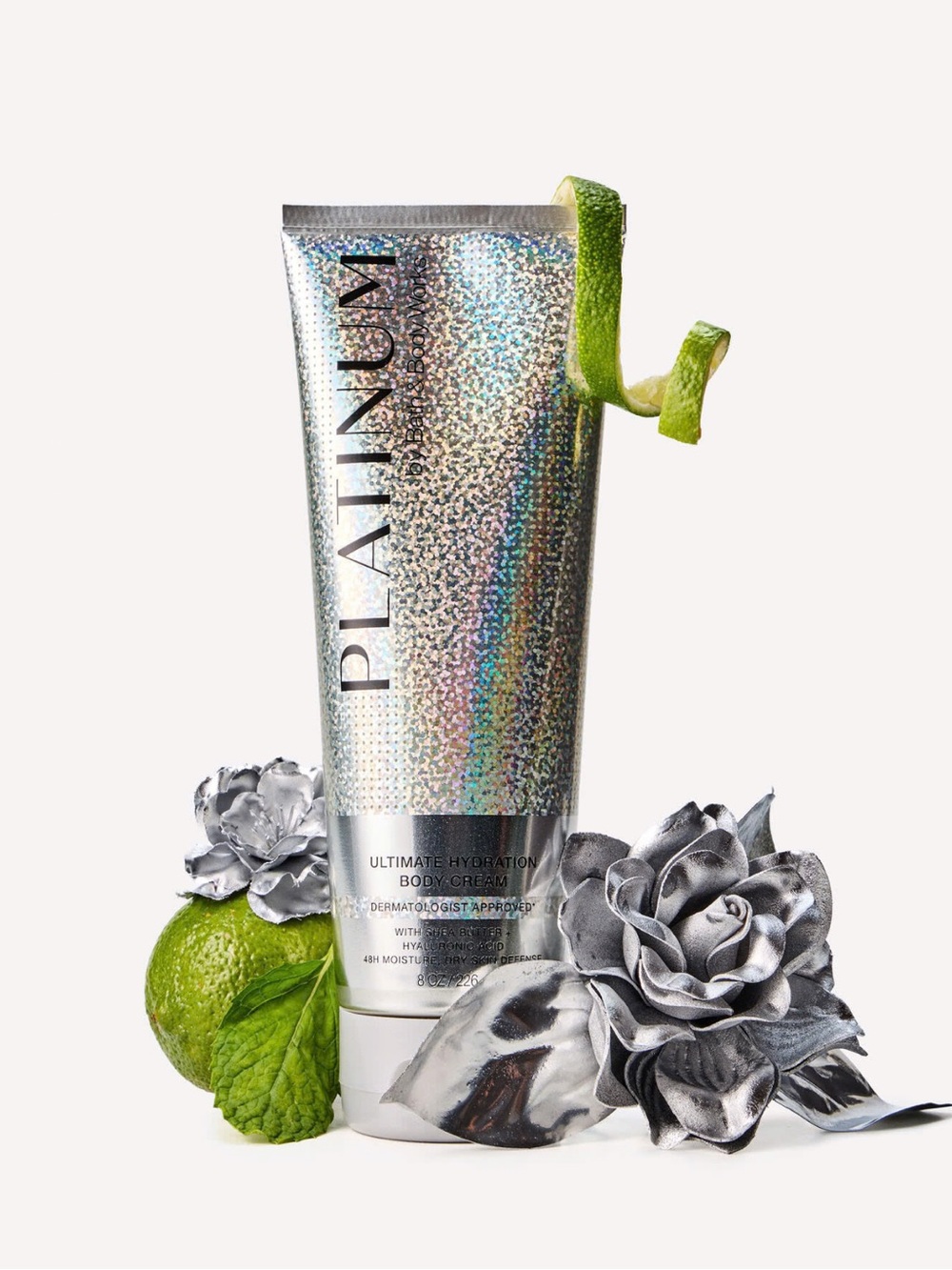 Bath & Body Works Platinum Body Cream 8oz NEW